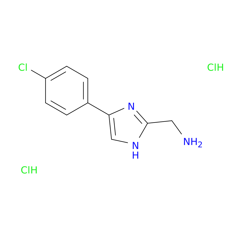 [4-(4-chlorophenyl)-1H-imidazol-2-yl]methanamine dihydrochloride