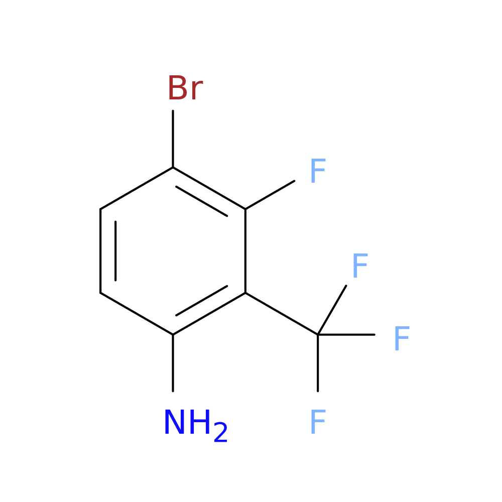 4-Bromo-3-fluoro-2-(trifluoromethyl)aniline