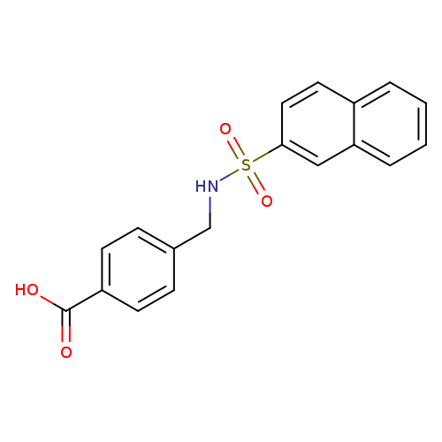 4-(naphthalene-2-sulfonamidomethyl)benzoic acid