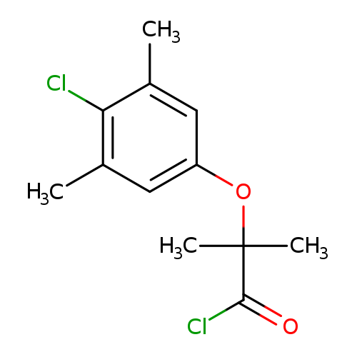 2-(4-Chloro-3,5-dimethylphenoxy)-2-methylpropanoyl chloride