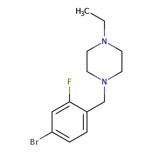 1-(4-broMo-2-fluorobenzyl)-4-ethylpiperazine
