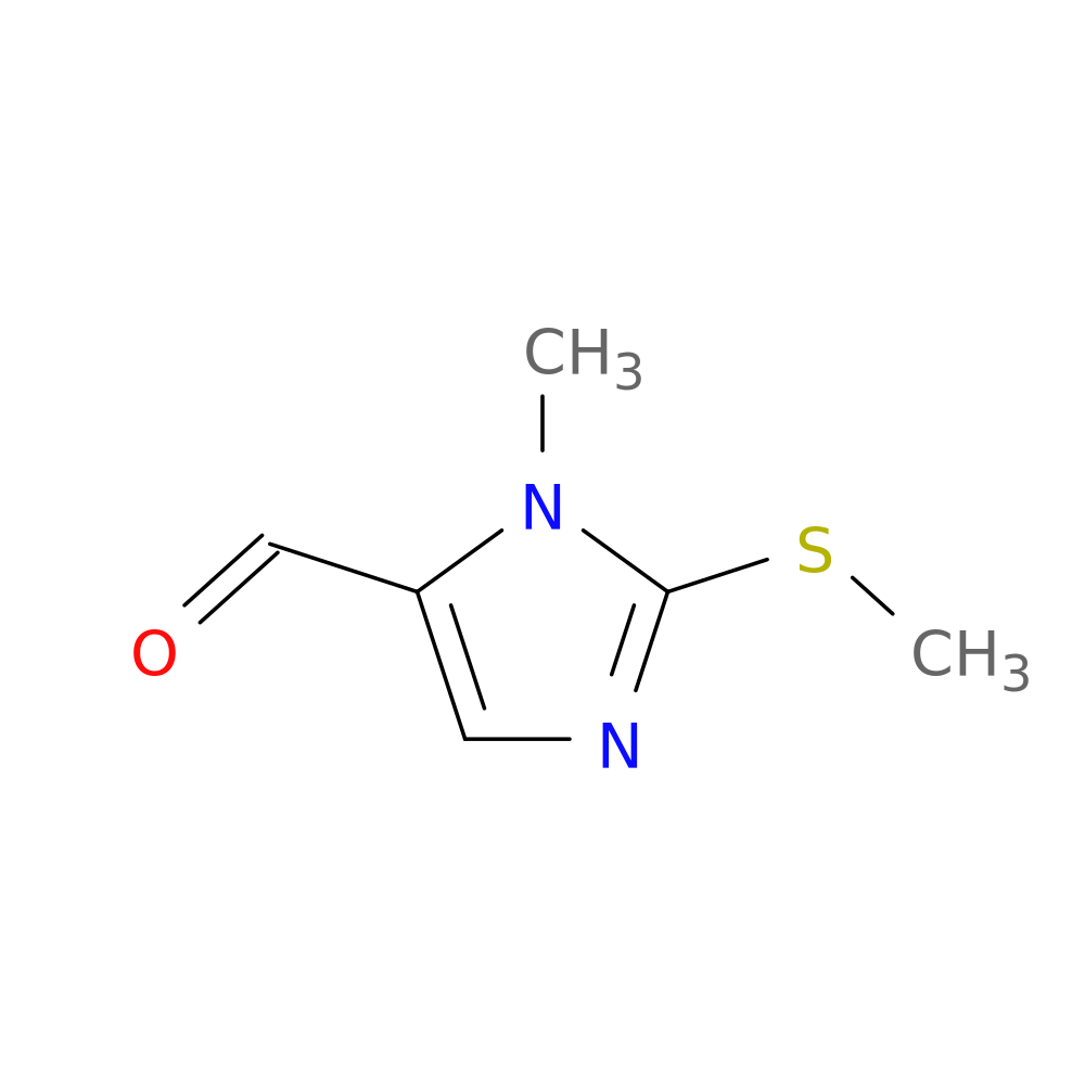 1-methyl-2-(methylsulfanyl)-1H-imidazole-5-carbaldehyde