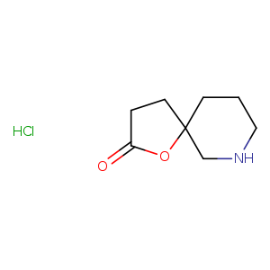 1-Oxa-7-azaspiro[4.5]decan-2-one, hydrochloride (1:1)