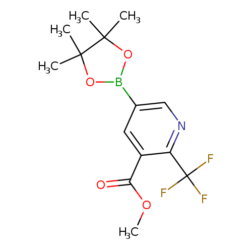 methyl5-(4,4,5,5-tetramethyl-1,3,2-dioxaborolan-2-yl)-2-(trifluoromethyl)pyridine-3-carboxylate