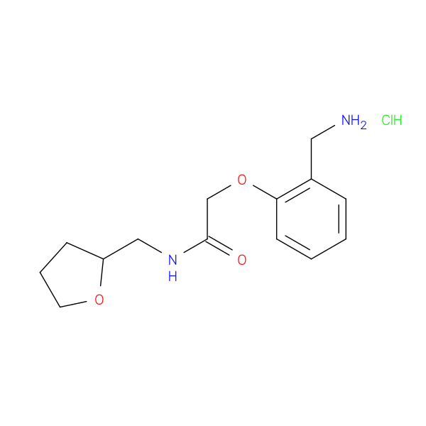 2-[2-(aminomethyl)phenoxy]-N-[(oxolan-2-yl)methyl]acetamide hydrochloride