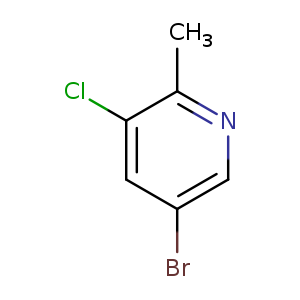 5-Bromo-3-chloro-2-methylpyridine
