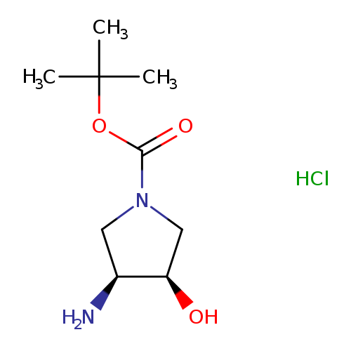 1-Pyrrolidinecarboxylicacid，3-amino-4-hydroxy-，1，1-dimethylethylester，cis-(9CI)