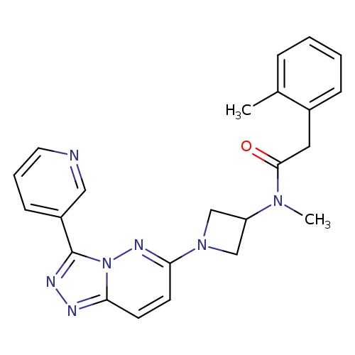 N-methyl-2-(2-methylphenyl)-N-{1-[3-(pyridin-3-yl)-[1,2,4]triazolo[4,3-b]pyridazin-6-yl]azetidin-3-yl}acetamide
