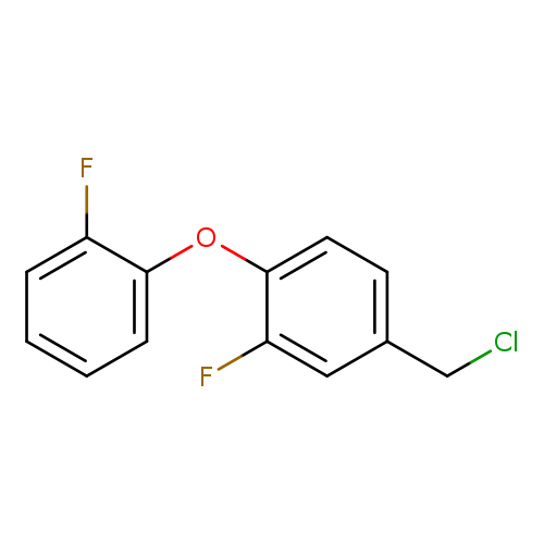 4-(chloromethyl)-2-fluoro-1-(2-fluorophenoxy)benzene