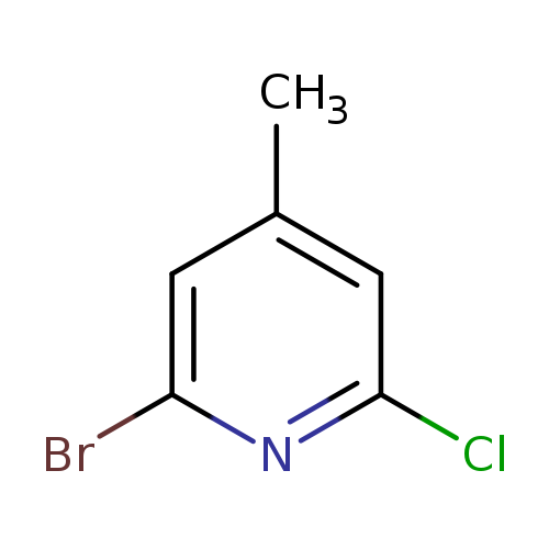 Pyridine, 2-bromo-6-chloro-4-methyl-