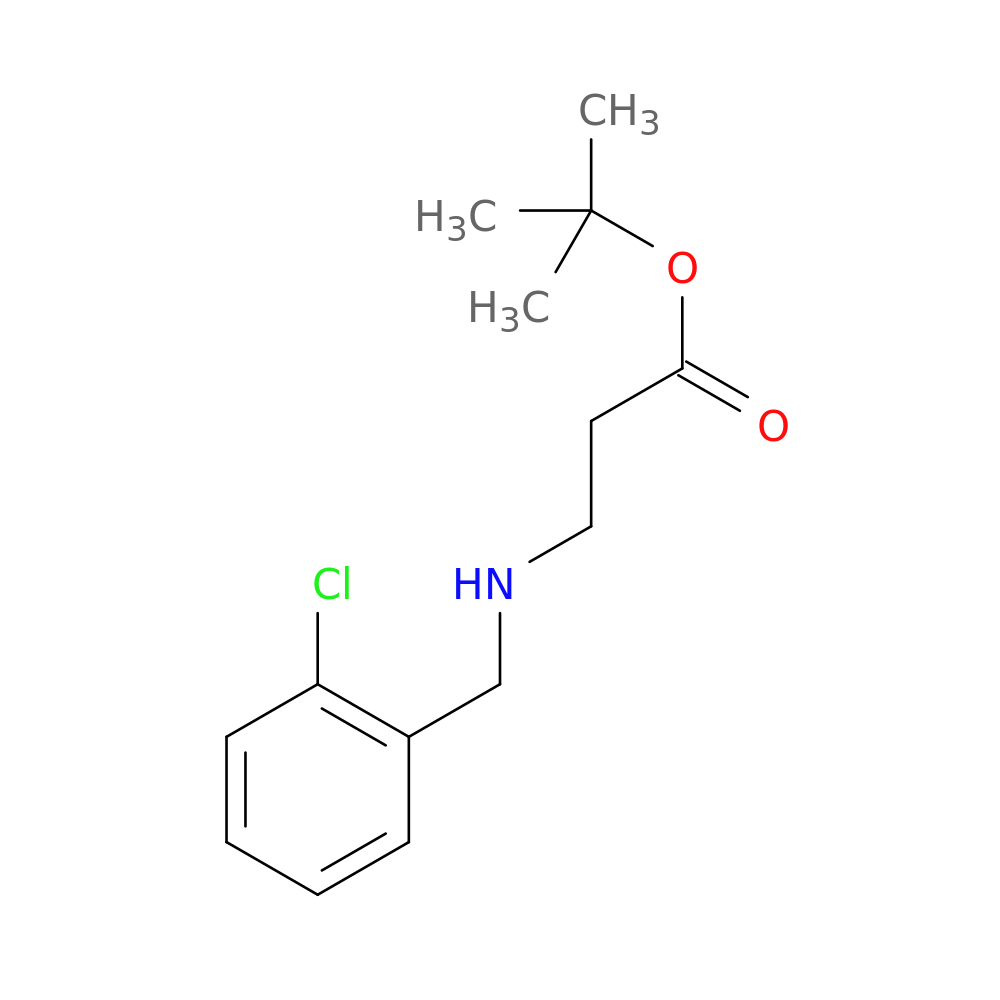 tert-butyl 3-{[(2-chlorophenyl)methyl]amino}propanoate