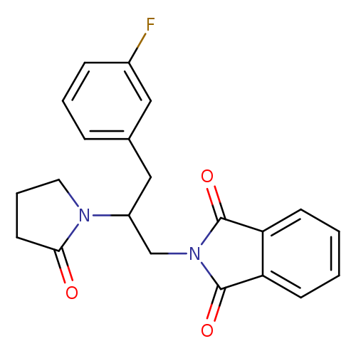 2-[3-(3-fluorophenyl)-2-(2-oxopyrrolidin-1-yl)propyl]-2,3-dihydro-1H-isoindole-1,3-dione