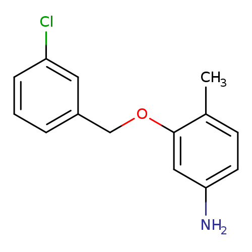 3-[(3-chlorophenyl)methoxy]-4-methylaniline