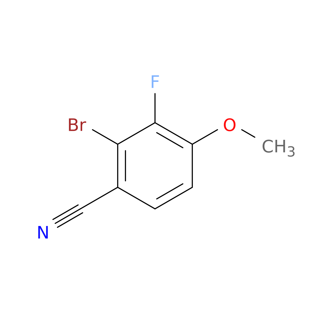 2-Bromo-3-fluoro-4-methoxybenzonitrile