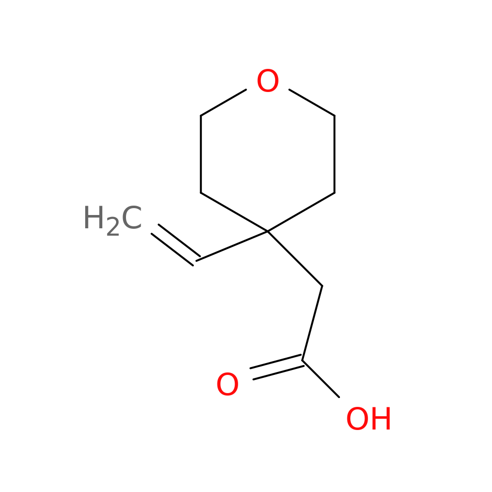 2-(4-ethenyloxan-4-yl)acetic acid