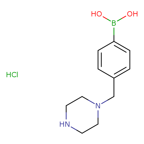 4-(PIPERAZIN-1-YLMETHYL)PHENYLBORONIC ACID, HCL