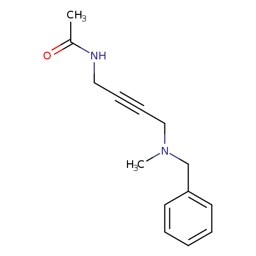 N-{4-[benzyl(methyl)amino]but-2-yn-1-yl}acetamide