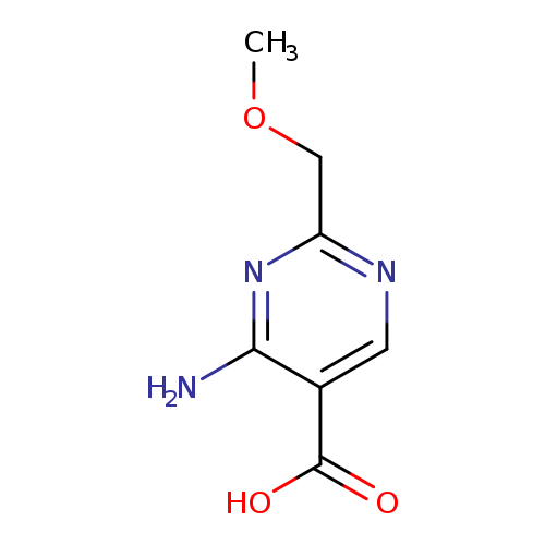 4-amino-2-(methoxymethyl)pyrimidine-5-carboxylic acid