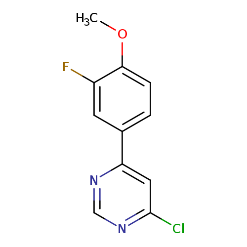 4-chloro-6-(3-fluoro-4-methoxyphenyl)pyrimidine