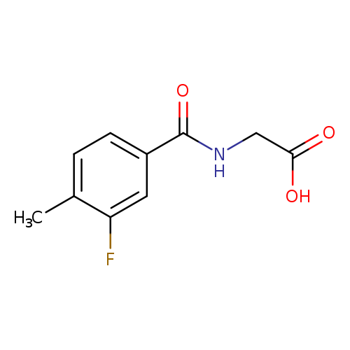 2-[(3-fluoro-4-methylphenyl)formamido]acetic acid