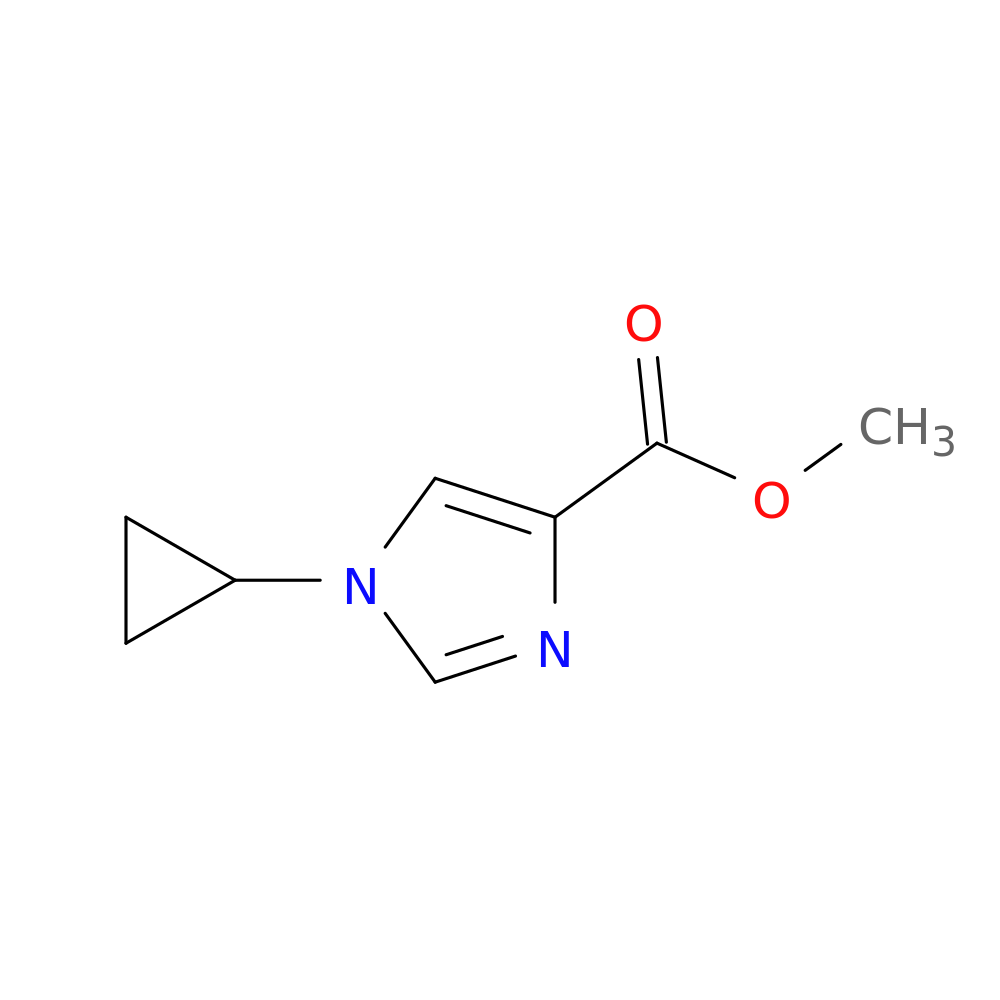 methyl 1-cyclopropyl-1H-imidazole-4-carboxylate
