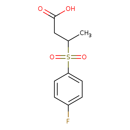 3-[(4-Fluorobenzene)sulfonyl]butanoic acid