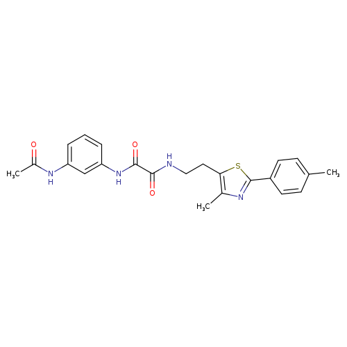 N1-(3-acetamidophenyl)-N2-(2-(4-methyl-2-(p-tolyl)thiazol-5-yl)ethyl)oxalamide