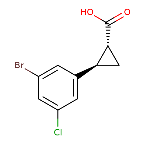 rac-(1R,2R)-2-(3-bromo-5-chlorophenyl)cyclopropane-1-carboxylicacid,trans