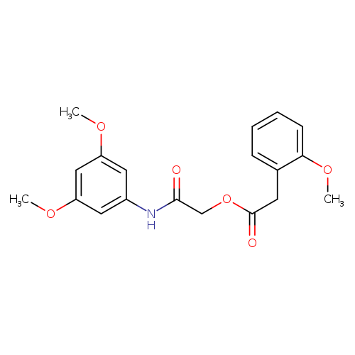[(3,5-dimethoxyphenyl)carbamoyl]methyl 2-(2-methoxyphenyl)acetate
