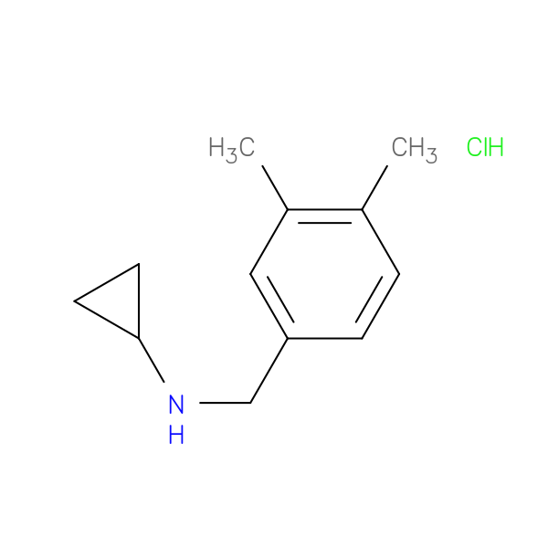 N-cyclopropyl 3,4-dimethylbenzylamine HCl