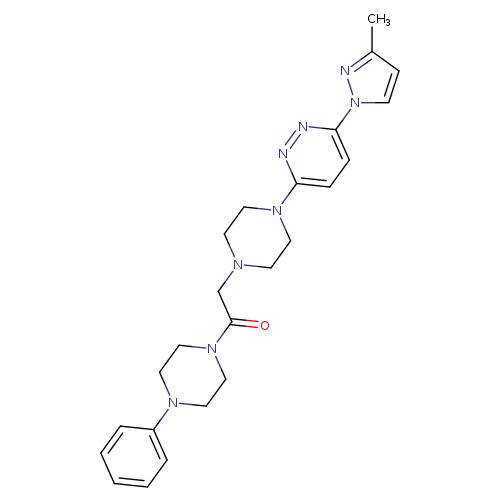 2-{4-[6-(3-methyl-1H-pyrazol-1-yl)pyridazin-3-yl]piperazin-1-yl}-1-(4-phenylpiperazin-1-yl)ethan-1-one