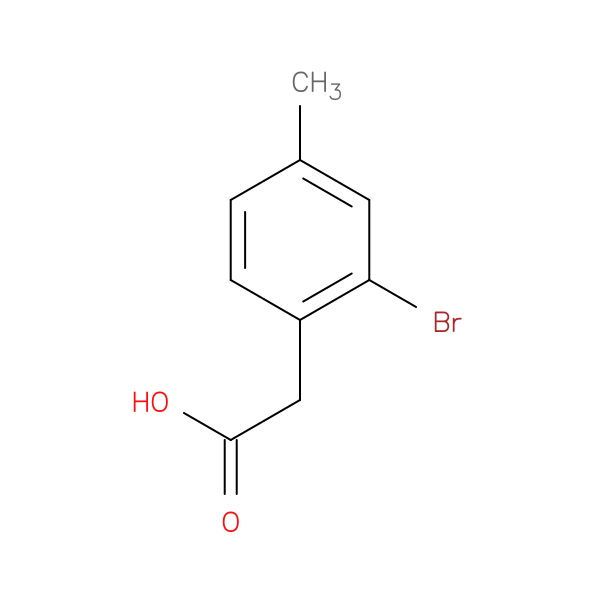 2-(2-Bromo-4-methylphenyl)acetic acid