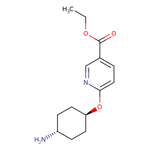 ethyl 6-{[(1r,4r)-4-aminocyclohexyl]oxy}pyridine-3-carboxylate, trans