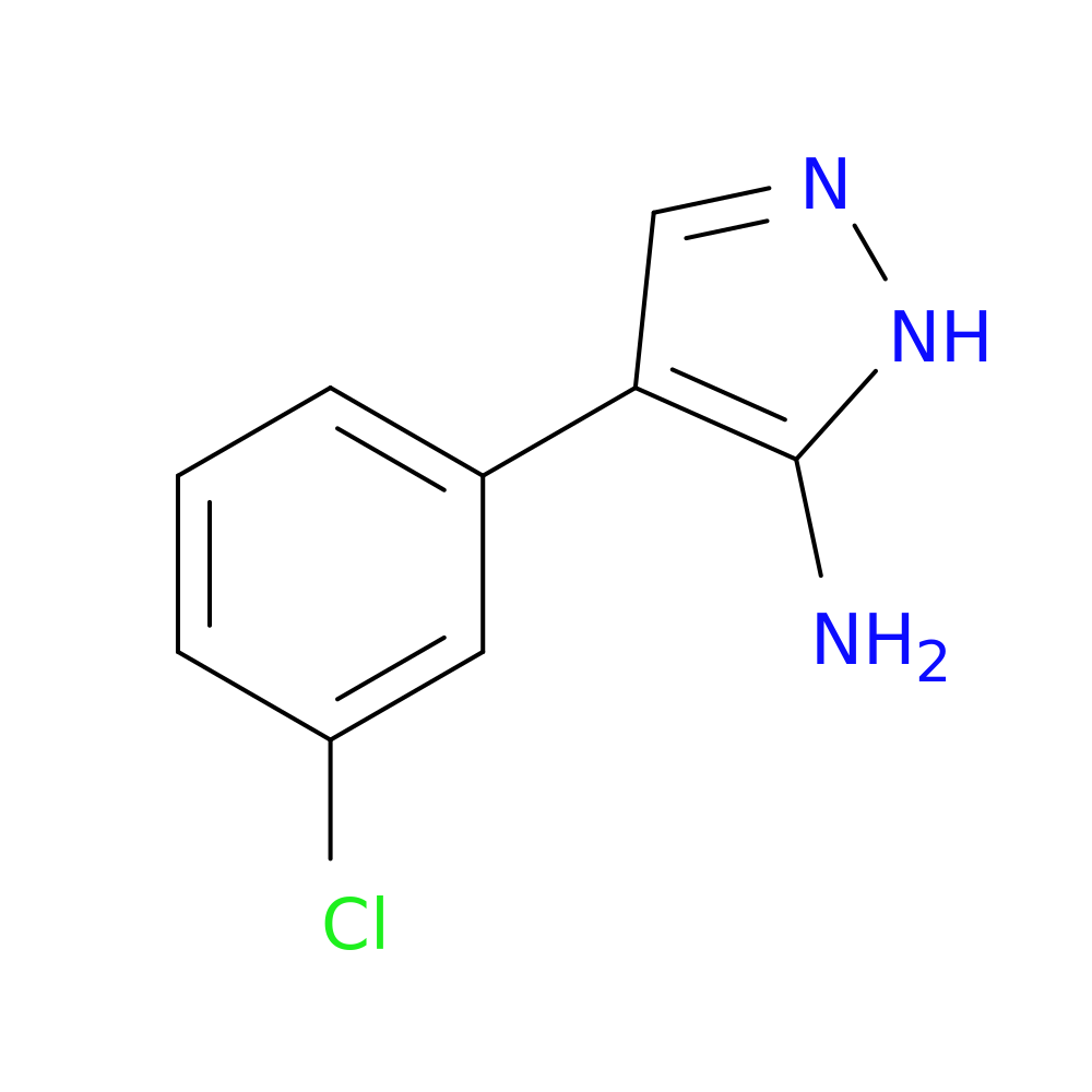 4-(3-Chlorophenyl)-1h-pyrazol-3-amine