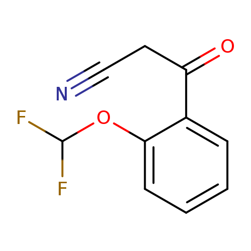 3-[2-(difluoromethoxy)phenyl]-3-oxopropanenitrile