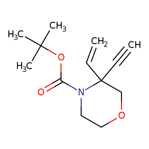 tert-butyl 3-ethenyl-3-ethynylmorpholine-4-carboxylate