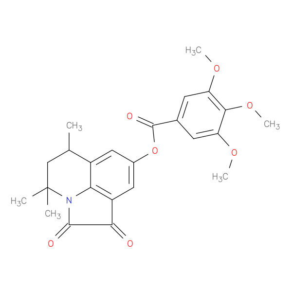 4,4,6-Trimethyl-1,2-dioxo-1,2,5,6-tetrahydro-4h-pyrrolo[3,2,1-ij]quinolin-8-yl 3,4,5-trimethoxybenzoate