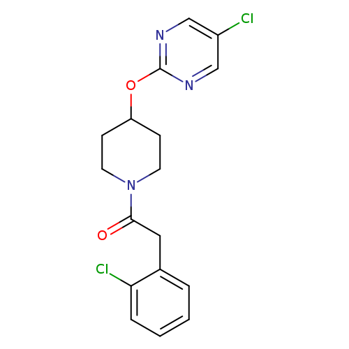 2-(2-chlorophenyl)-1-{4-[(5-chloropyrimidin-2-yl)oxy]piperidin-1-yl}ethan-1-one