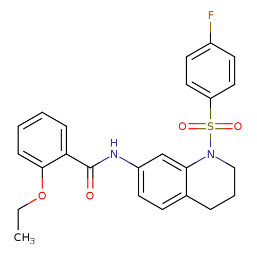 2-ethoxy-N-[1-(4-fluorobenzenesulfonyl)-1,2,3,4-tetrahydroquinolin-7-yl]benzamide