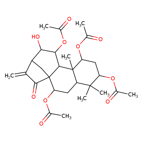 Kaur-16-en-15-one, 1,3,7,11-tetrakis(acetyloxy)-12-hydroxy-, (1α,3β,7β,11β,12α)- (9CI)
