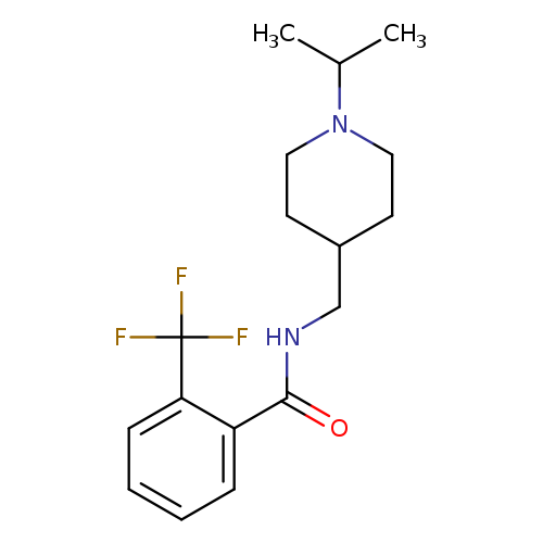 N-{[1-(propan-2-yl)piperidin-4-yl]methyl}-2-(trifluoromethyl)benzamide