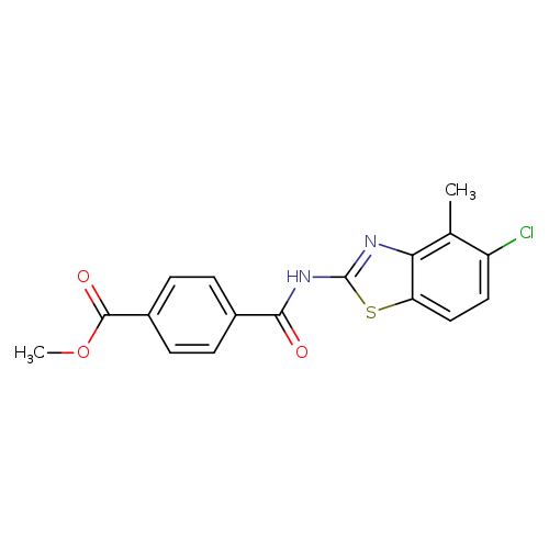 methyl 4-[(5-chloro-4-methyl-1,3-benzothiazol-2-yl)carbamoyl]benzoate