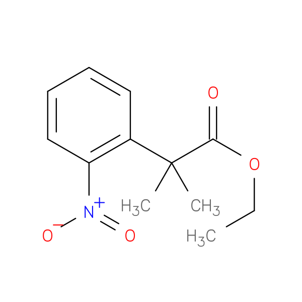 Ethyl 2-methyl-2-(2-nitrophenyl) propanoate