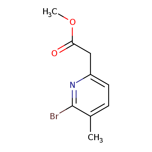 Methyl 2-(6-bromo-5-methylpyridin-2-yl)acetate