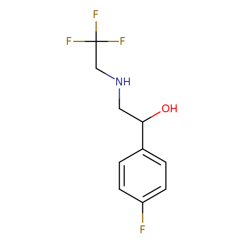 1-(4-fluorophenyl)-2-[(2,2,2-trifluoroethyl)amino]ethan-1-ol