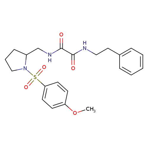 N-{[1-(4-methoxybenzenesulfonyl)pyrrolidin-2-yl]methyl}-N'-(2-phenylethyl)ethanediamide