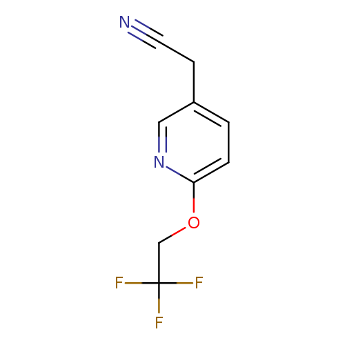 2-[6-(2,2,2-trifluoroethoxy)pyridin-3-yl]acetonitrile