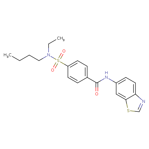 N-(1,3-benzothiazol-6-yl)-4-[butyl(ethyl)sulfamoyl]benzamide