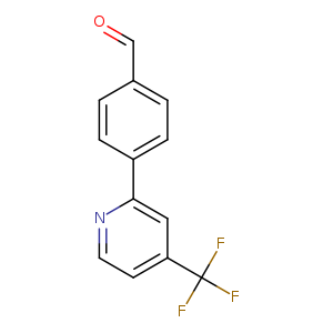 4-(4-(Trifluoromethyl)pyridin-2-yl)benzaldehyde
