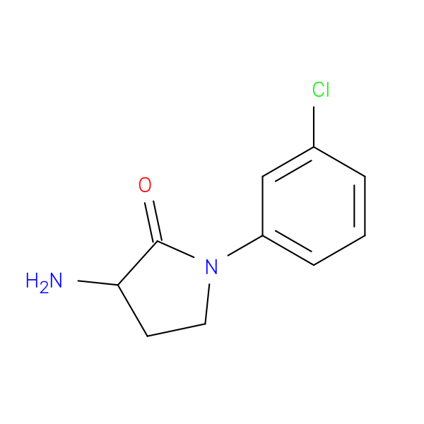 3-Amino-1-(3-chlorophenyl)pyrrolidin-2-one